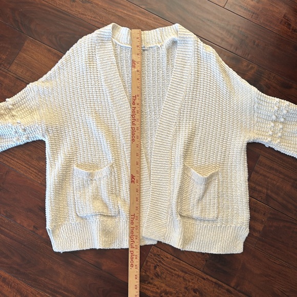 Madewell | Bobble cardigan sweater in bright Ivory - Picture 9 of 12